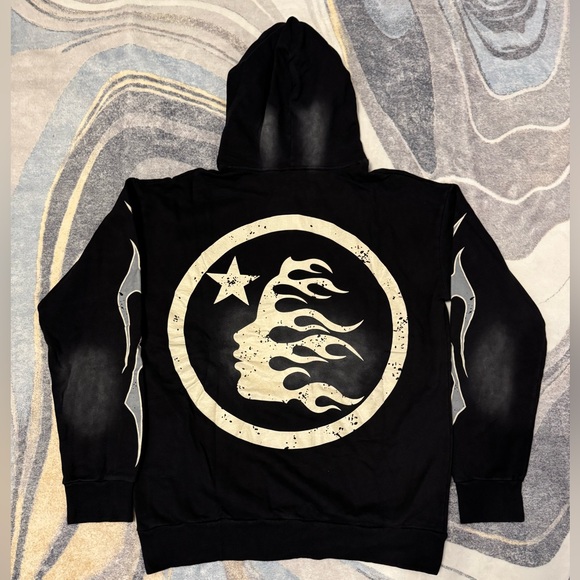 Hellstar Sports Gel Logo Black Hoodie Men’s Size Large - Picture 3 of 3